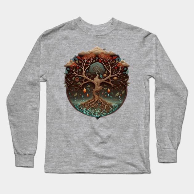 Tree of Life - Designs for a Green Future Long Sleeve T-Shirt by Greenbubble